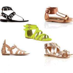 TOP 5… FLAT SANDALS