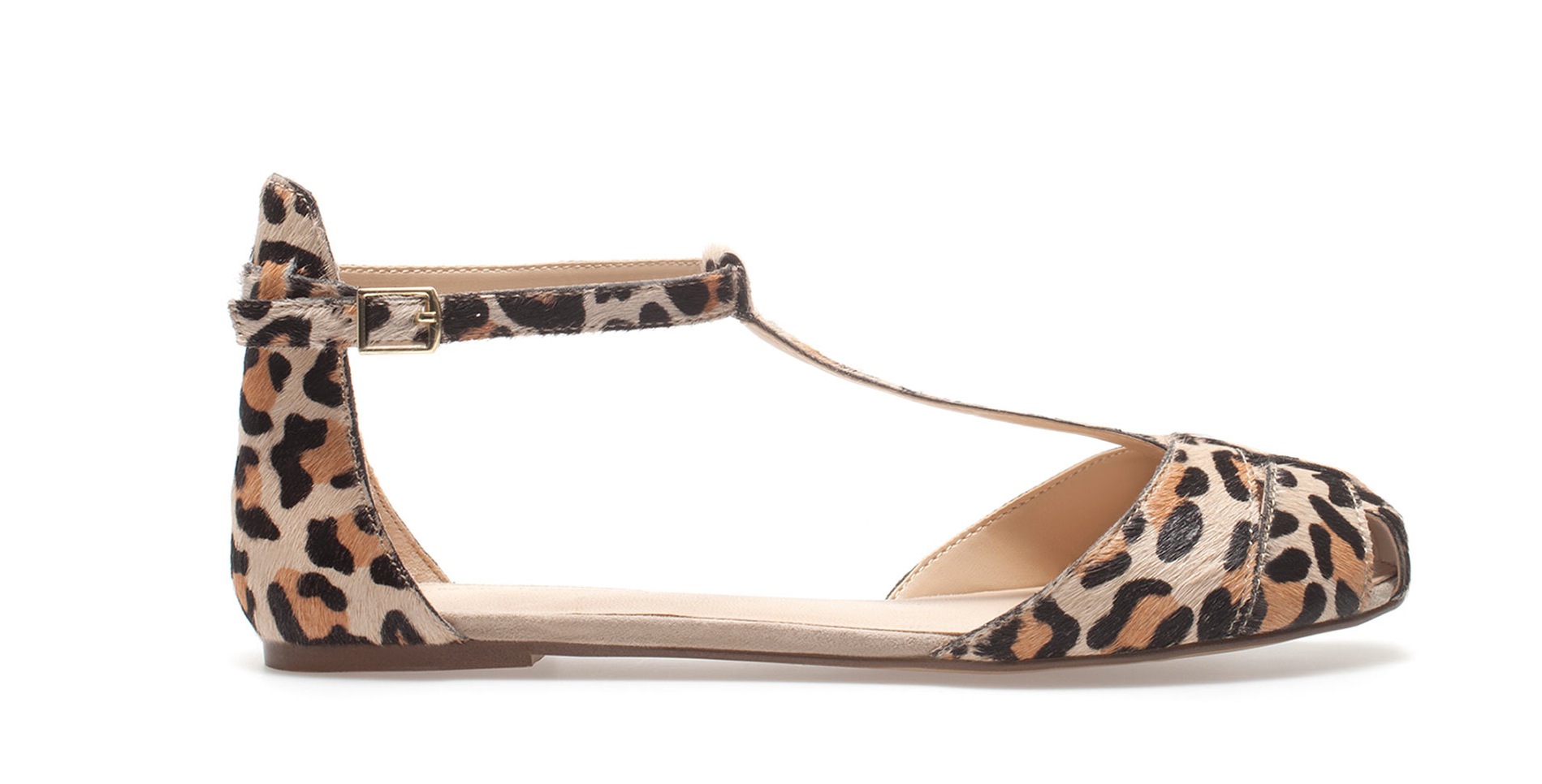 zara leopard print sandals