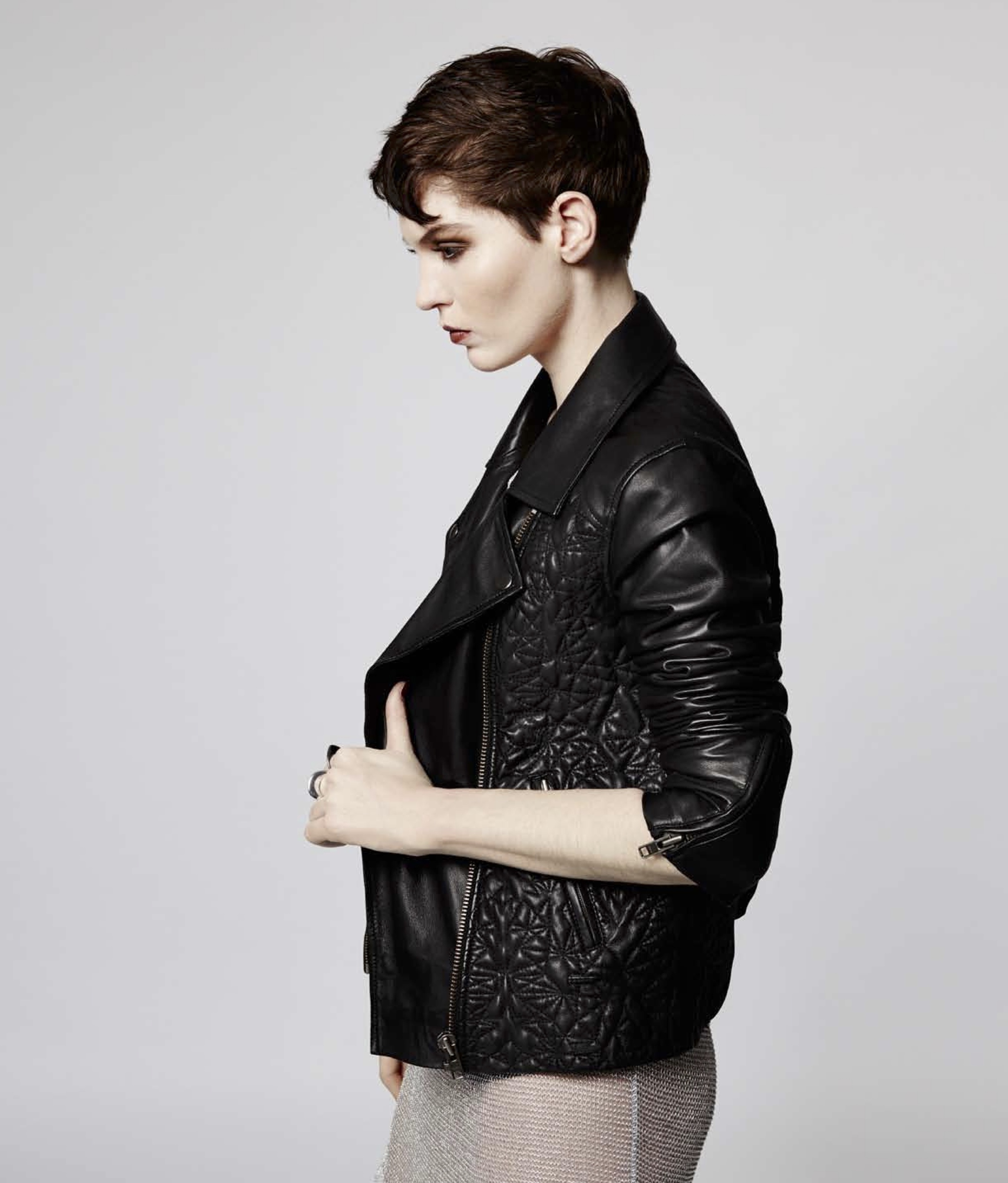 QUILTED LEATHER JACKET