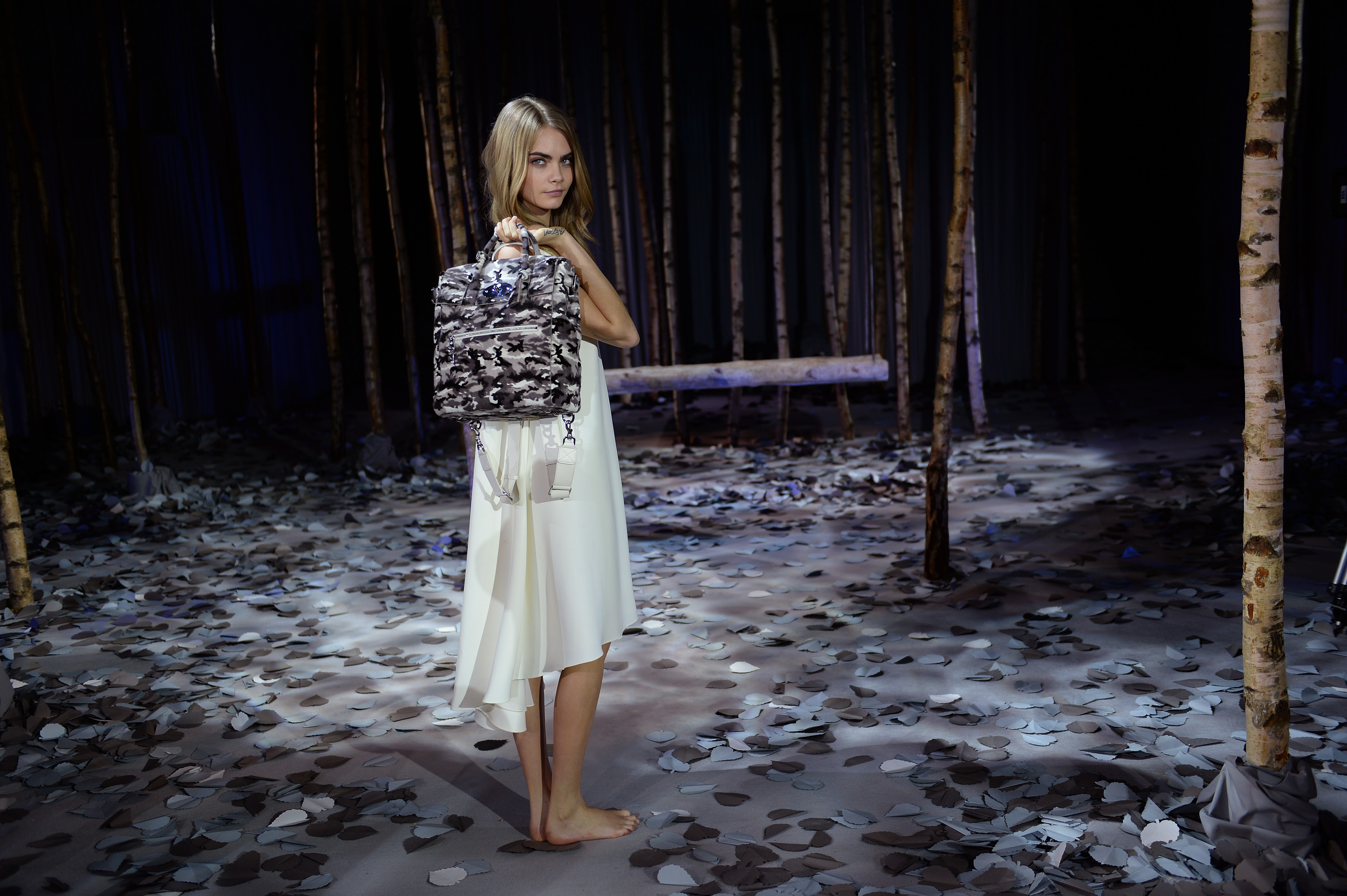 The Mulberry Cara Delevingne Collection Launches At London Fashion Week