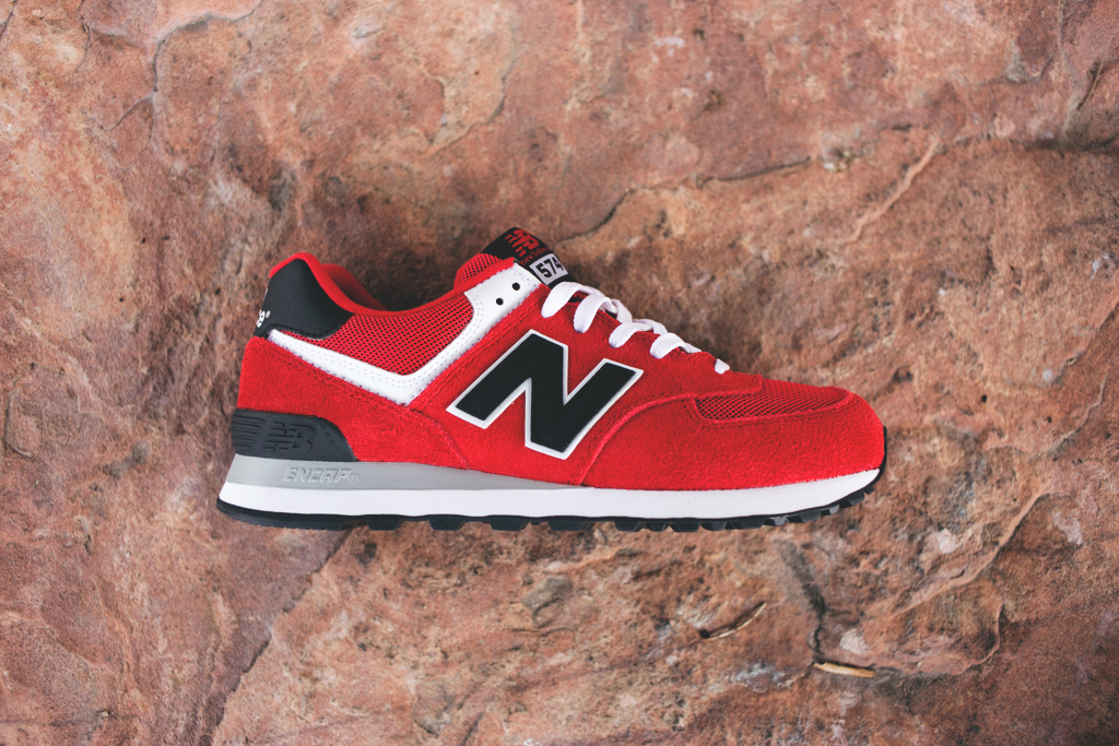 New balance 574 varsity clearance red