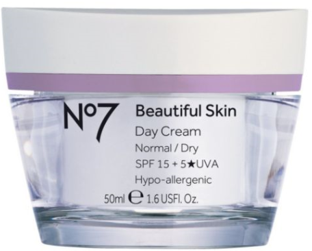 No7 Beautiful Skin Day Cream for Normal Dry Skin 50ml, £12.50