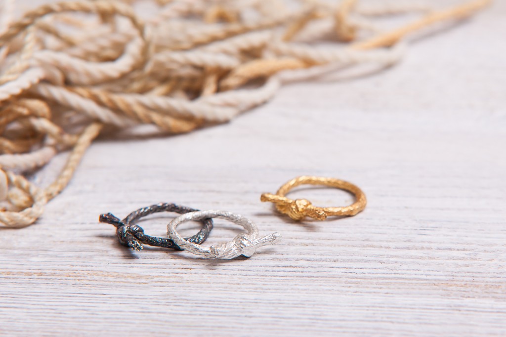 I Love a Lassie - Knotted String collection - Knotted Rings