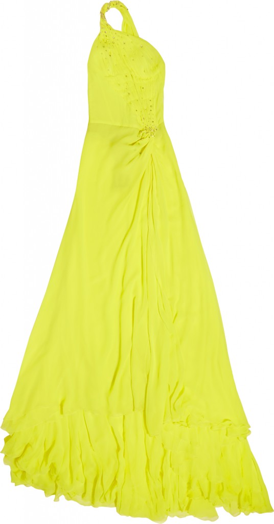 Roberto Cavalli Yellow Gown