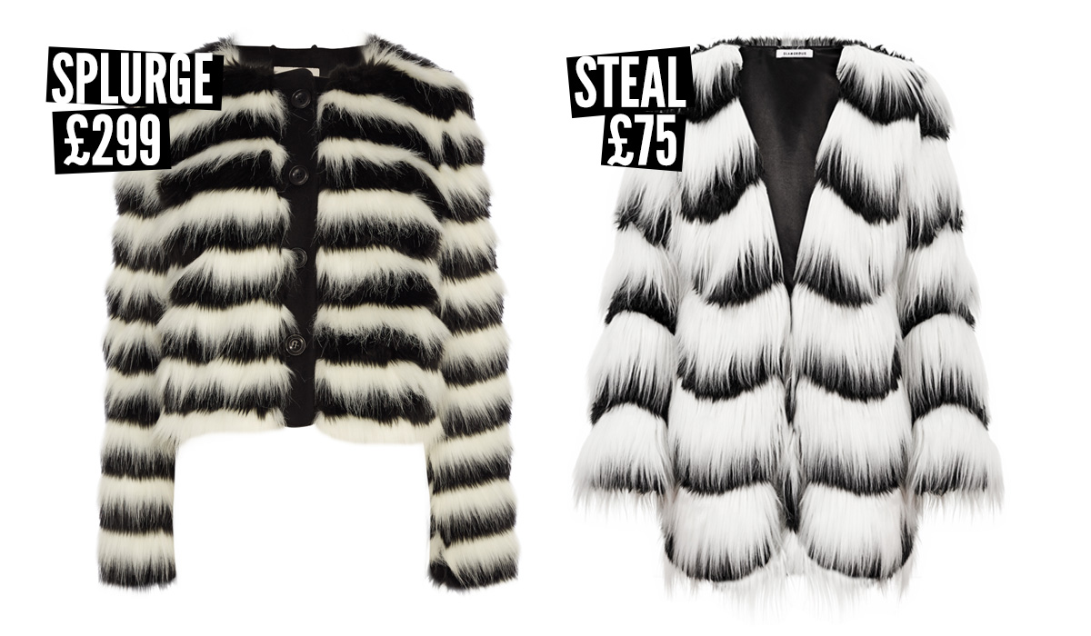 MONOCHROME FUR JACKET