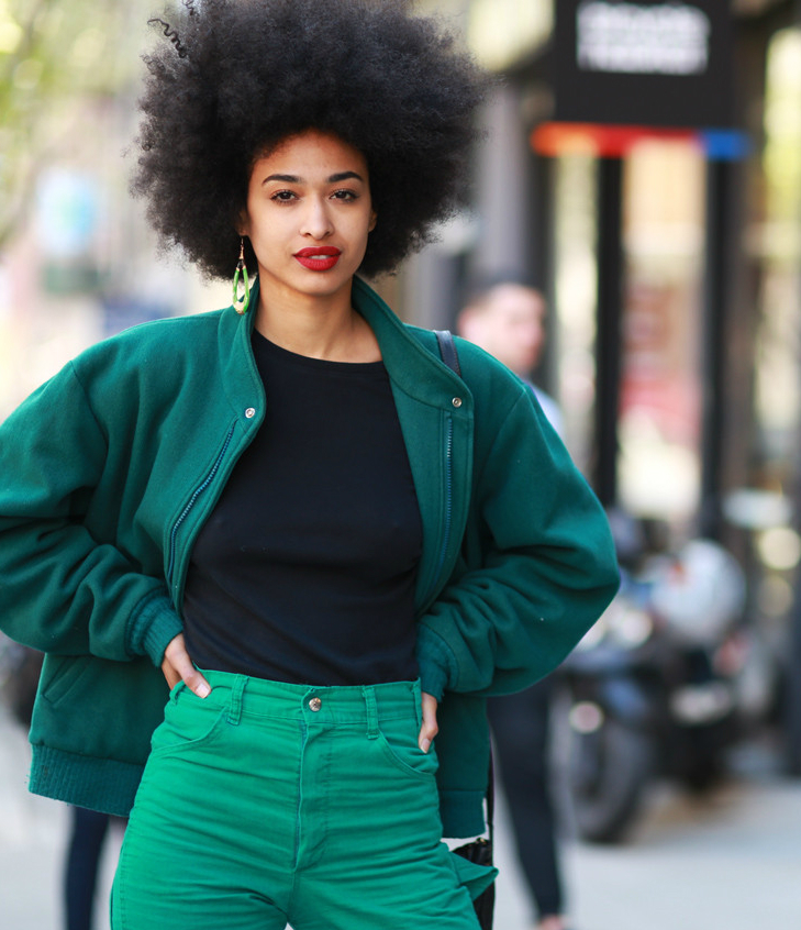 AFRO GREEN OUTFIT