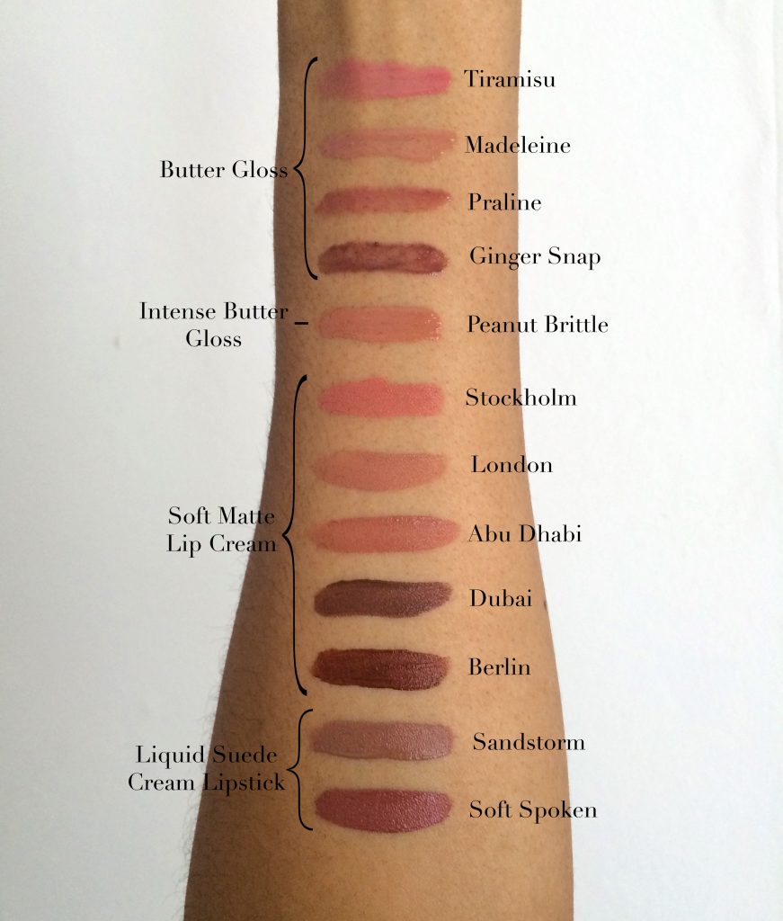 nude lipsticks nyx swatches